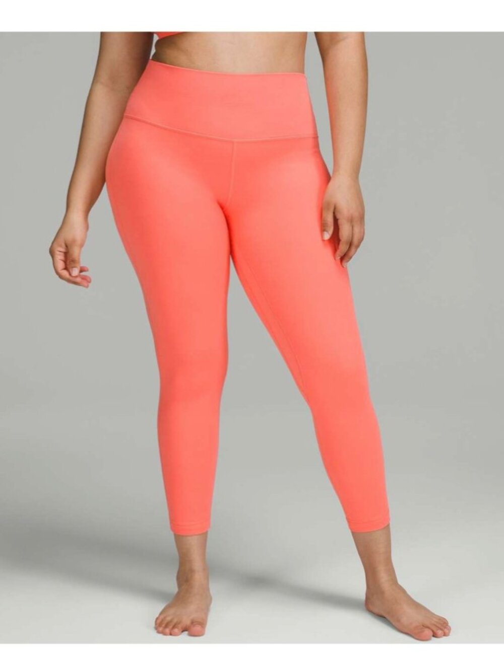 Lululemon Align High Rise Leggings Rasberry Cream Womens 12 New